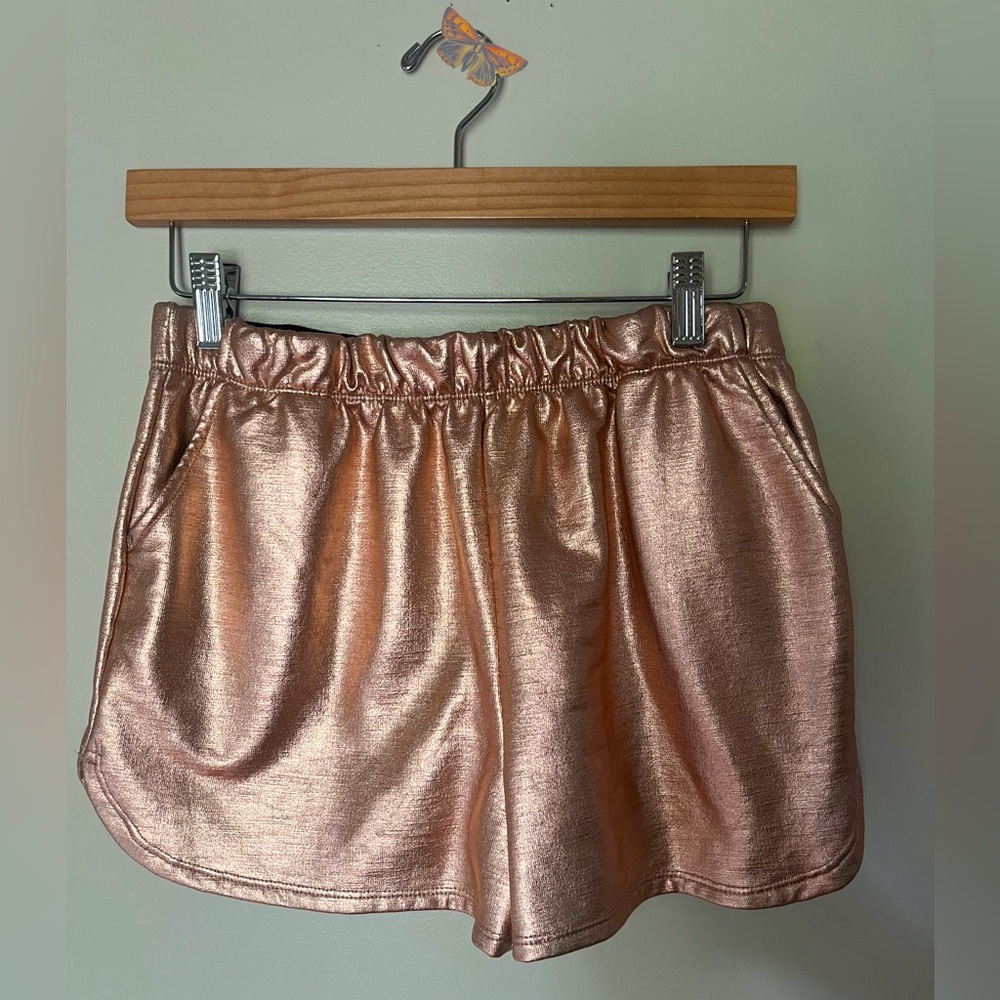 Gold Jogger Shorts